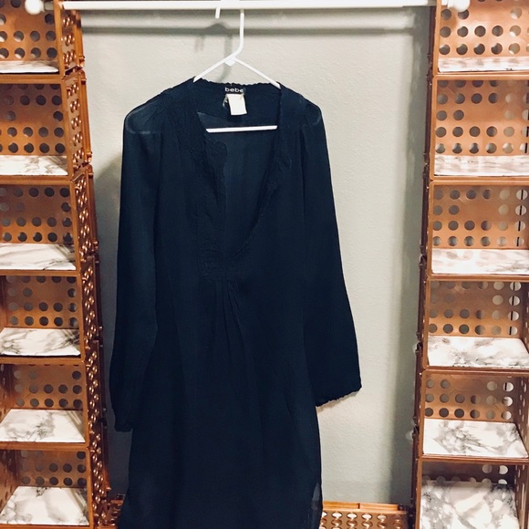 Bebe sheer swimsuit cover up - Picture 3 of 6